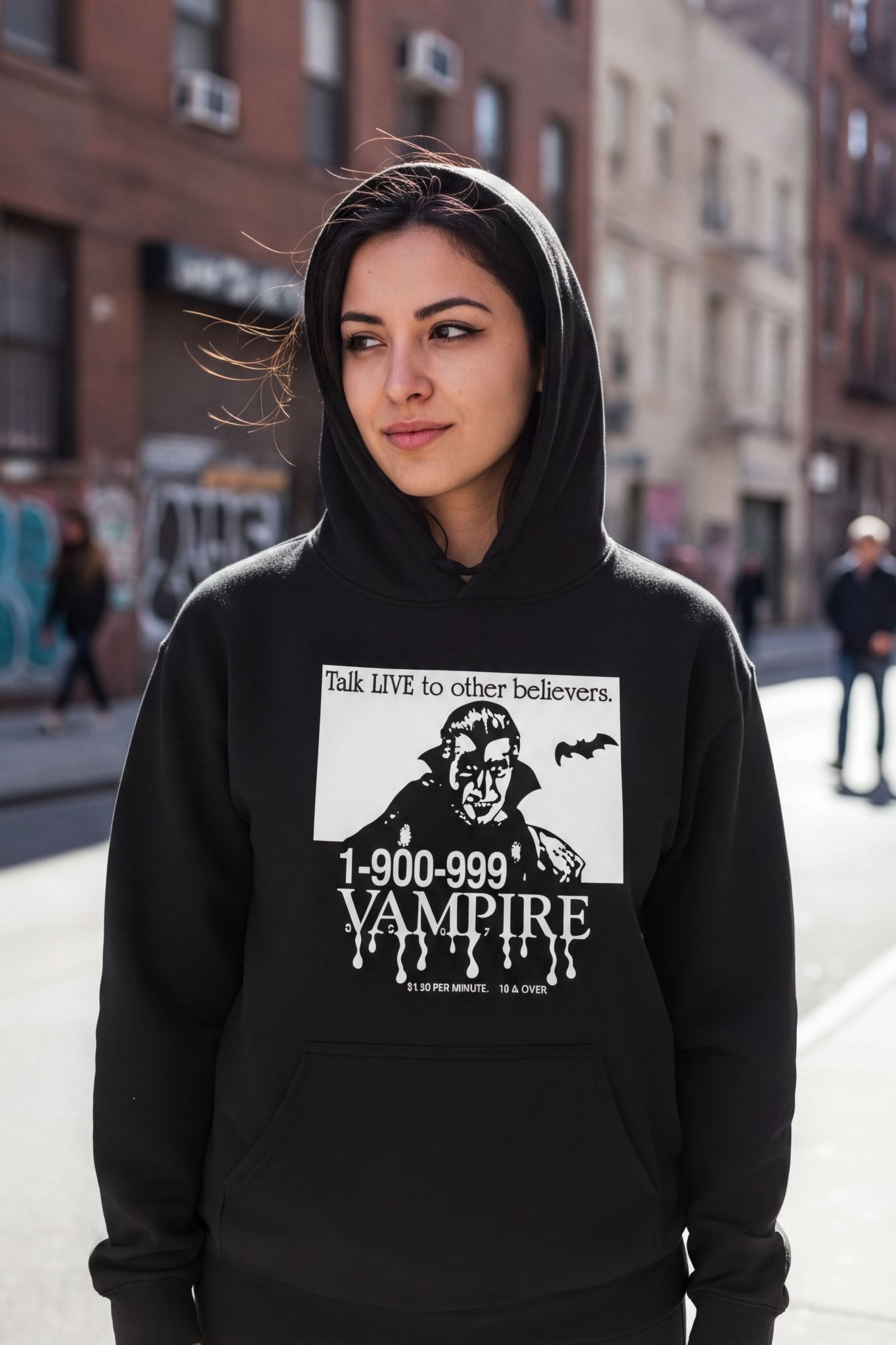 Tank Top - 1-900-Vampire | Horror, Halloween | Goth/Gothic | Sweatshirt from SHIRT MONSTERS