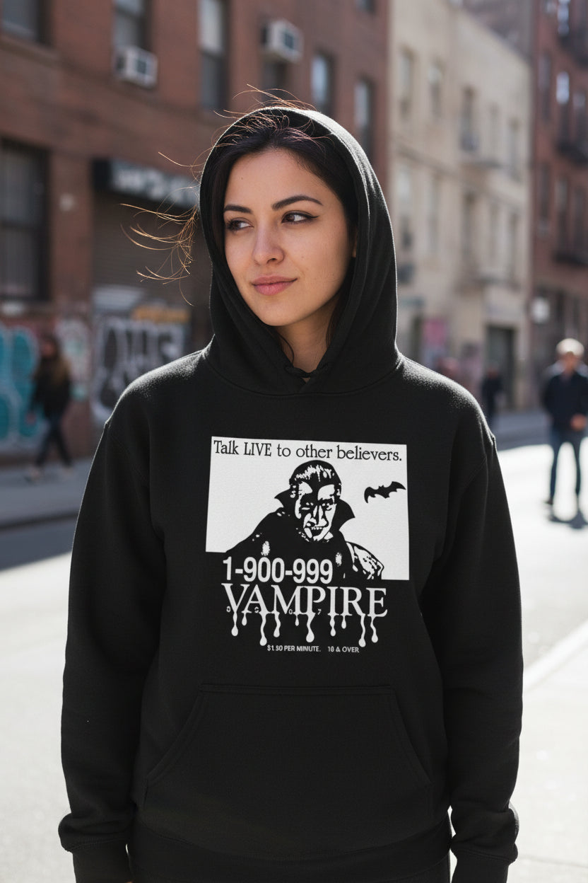 1-900-Vampire | Horror, Halloween | Goth/Gothic | T-Shirt