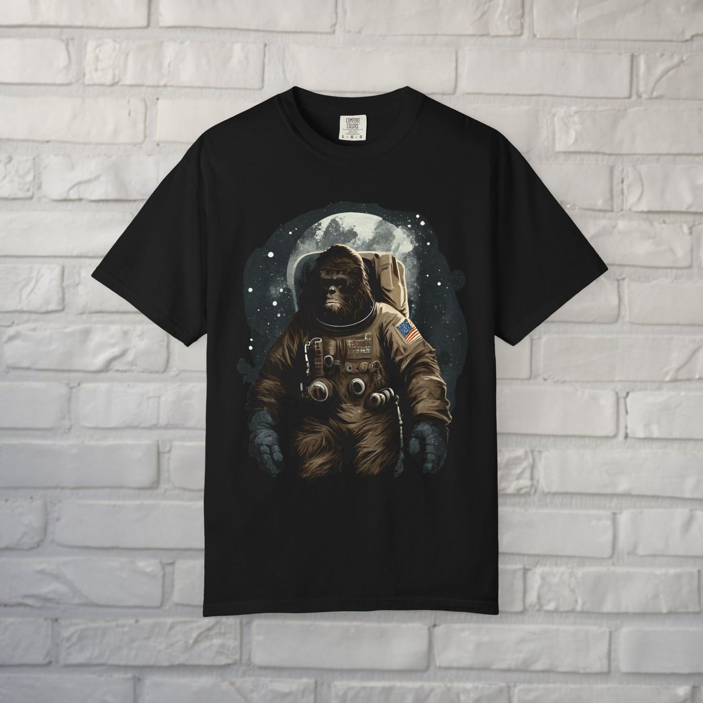 Astronaut Bigfoot | Funny Cryptid Space | Pullover Hoodie