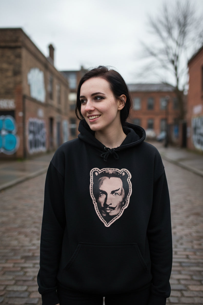 Vincent Price Cut Out Mask Shirt | Unisex Pullover Hoodie - Gildan | Horror, Halloween | Goth/Gothic