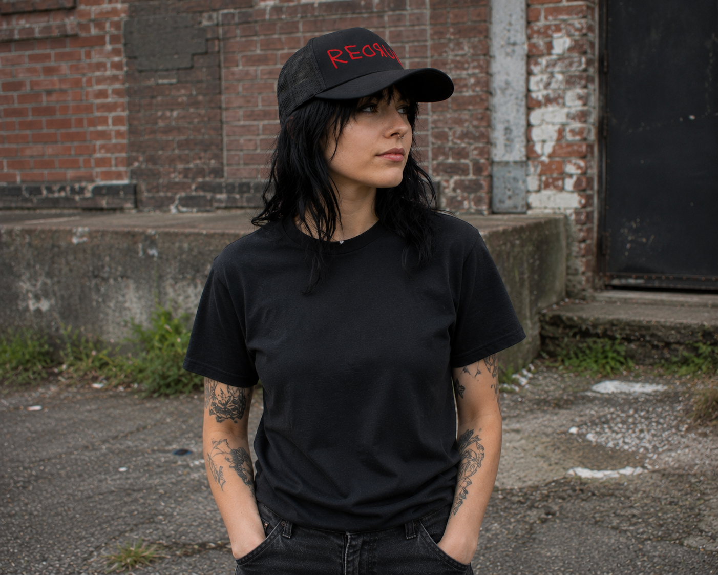 REDRUM Trucker Hat | Horror | Goth/Gothic