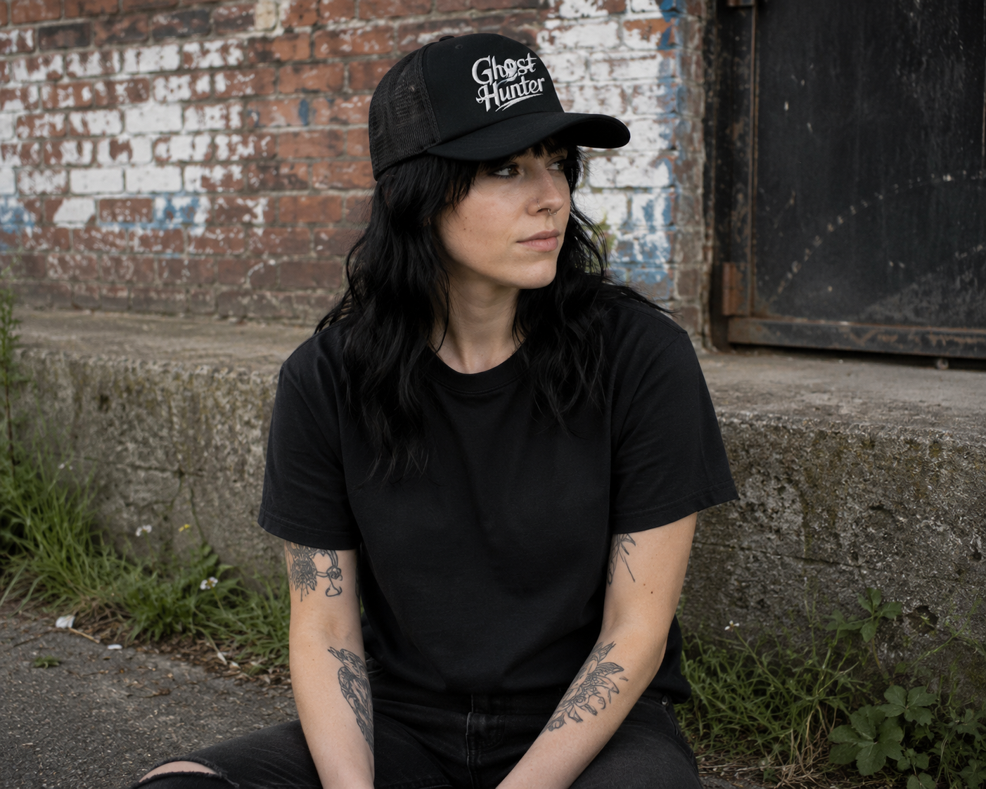 Ghost Hunter Trucker Hat | Horror | Ghosts & Paranormal | Goth/Gothic