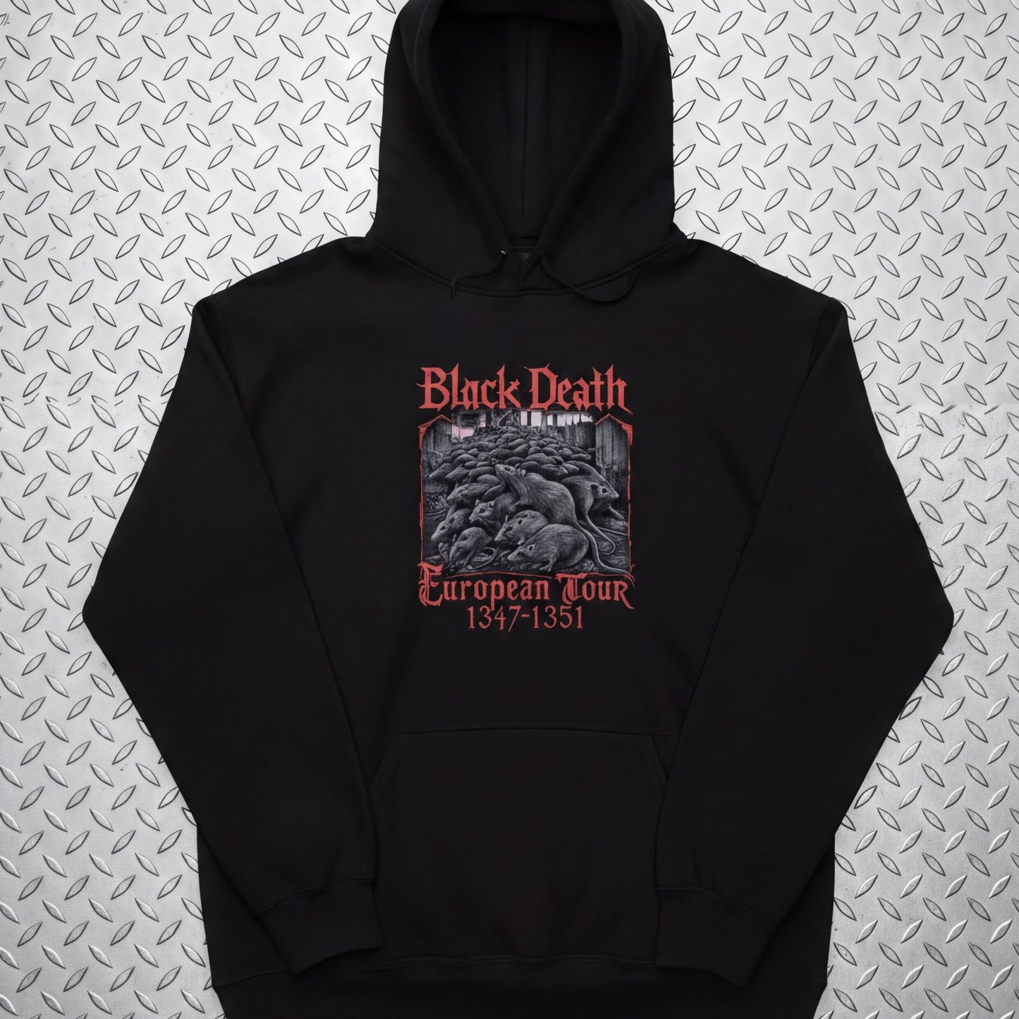 T-Shirt - Black Death Tour Shirt | Funny, Metal | T-Shirt from SHIRT MONSTERS