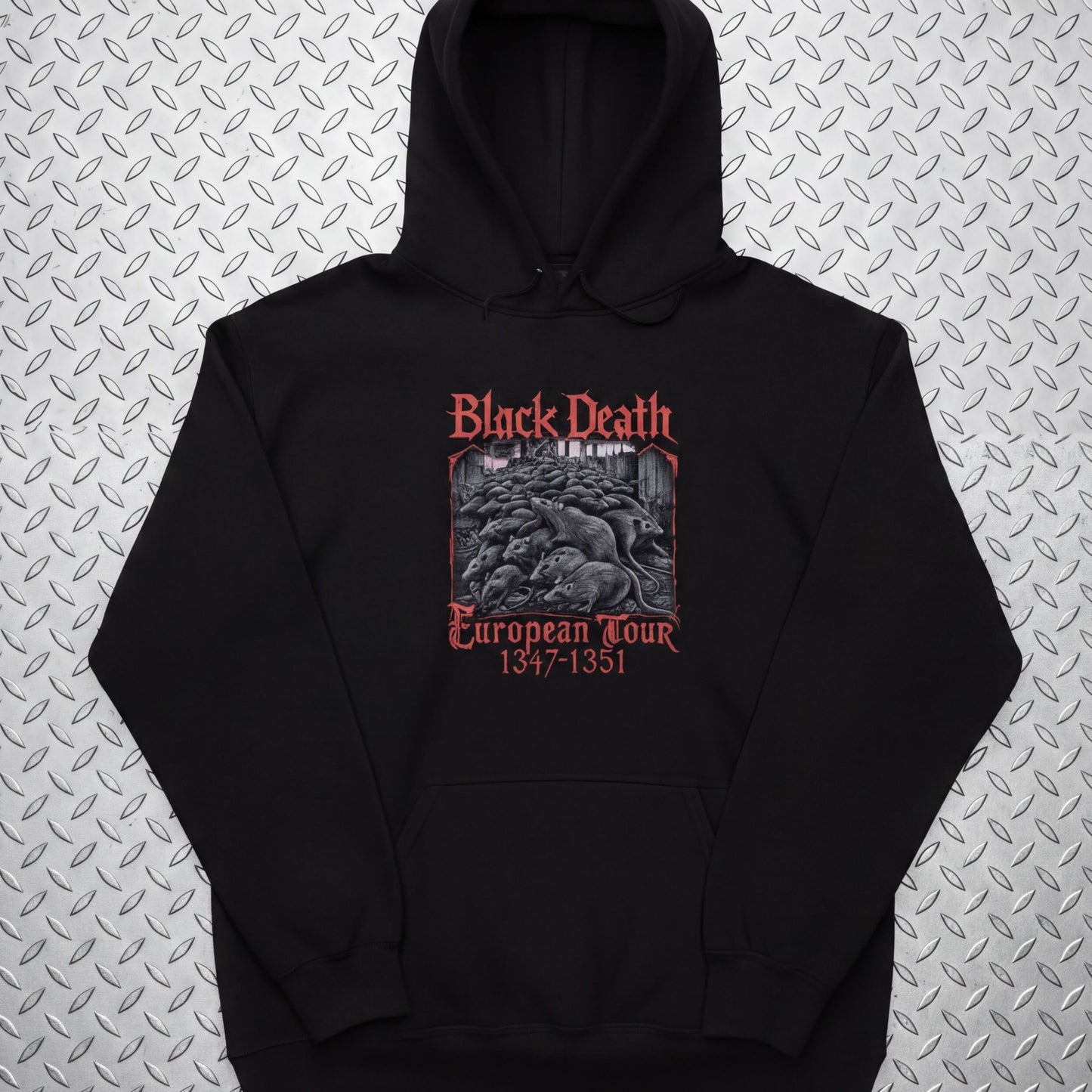 T-Shirt - Black Death Tour Shirt | Ladies Racerback Tank Top - Next Level 1533 | Horror | Metal from SHIRT MONSTERS