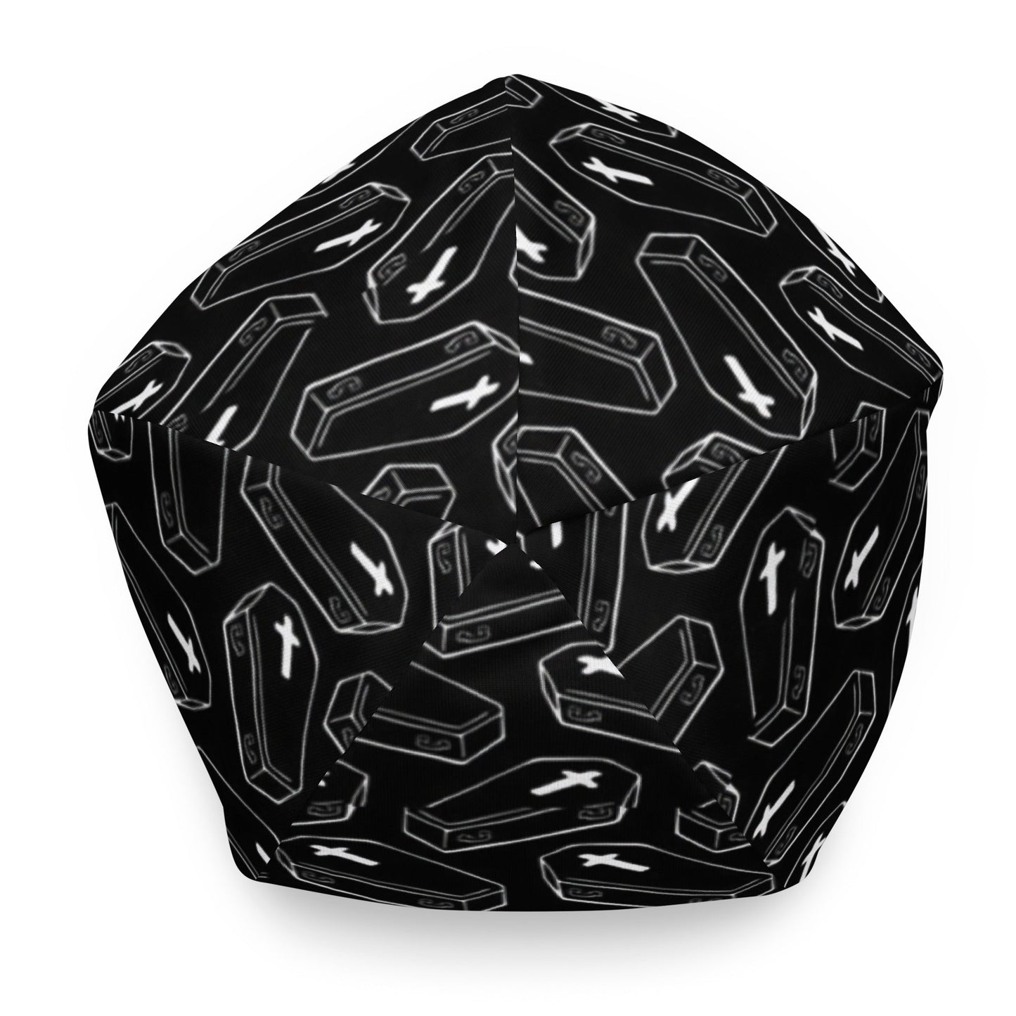 - Coffin All - Over Print Beanie | Double - Layered, Soft & Stylish, Perfect for Chilly Days from Crypto Zoo Tees