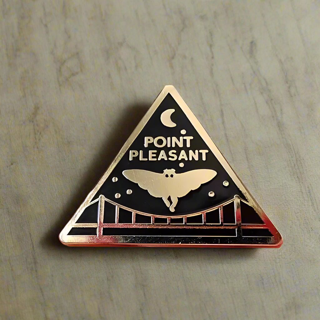 - Mothman Pinback Button | Metal Pinback Button | Cryptids, Paranormal | Retro & Vintage, Gothic from Crypto Zoo Tees