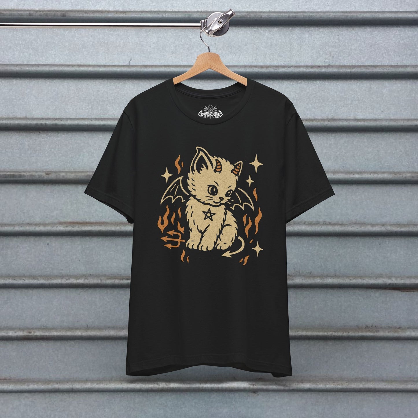 T-Shirt - Occult Cat Shirt | Unisex T-shirt | Cats, Halloween | Goth/Gothic | Pullover Hoodie from Crypto Zoo Tees