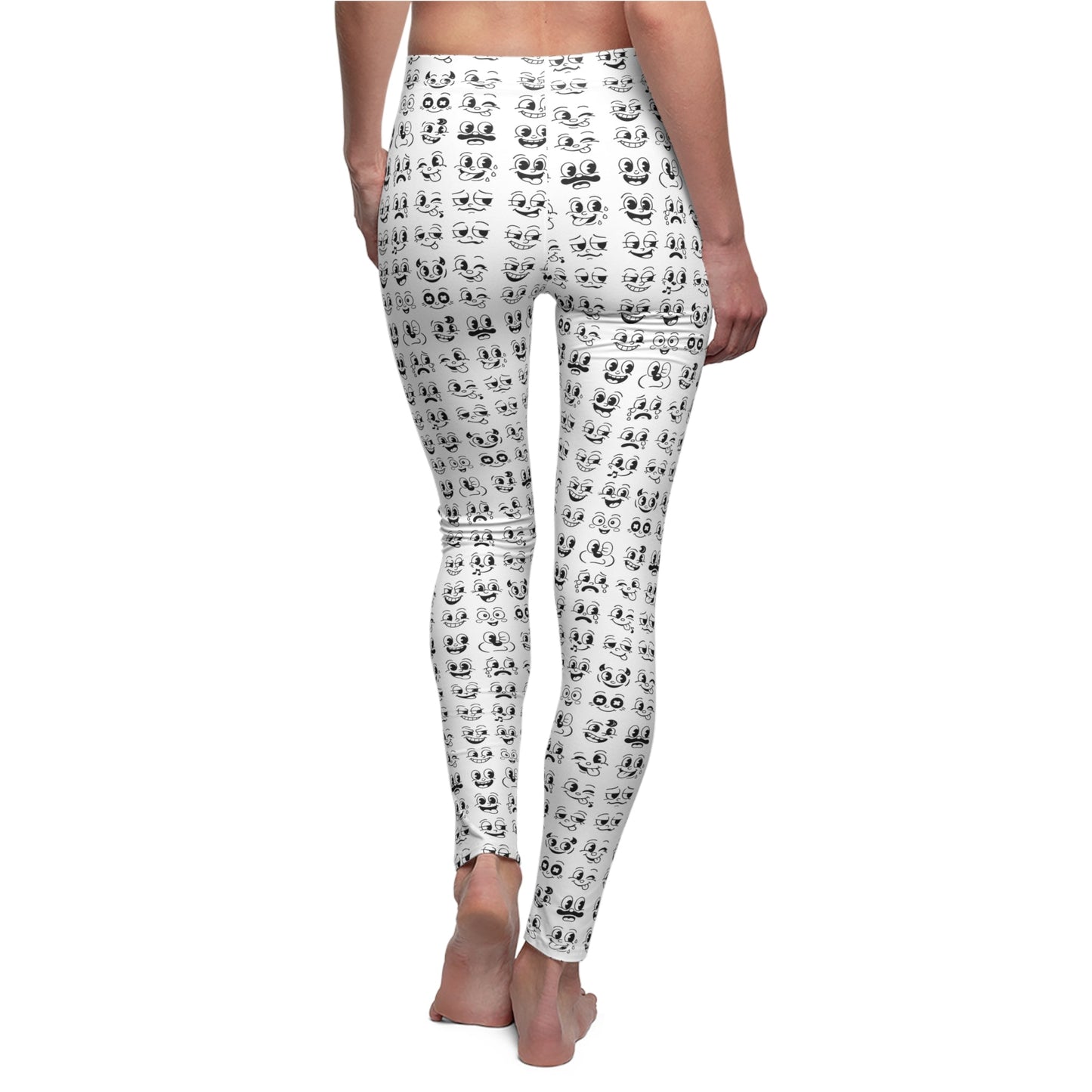 All Over Prints - Smiley Faces Leggings | Retro & Vintage | AOP Tights from SHIRT MONSTERS (Formally Crypto Zoo Tees)