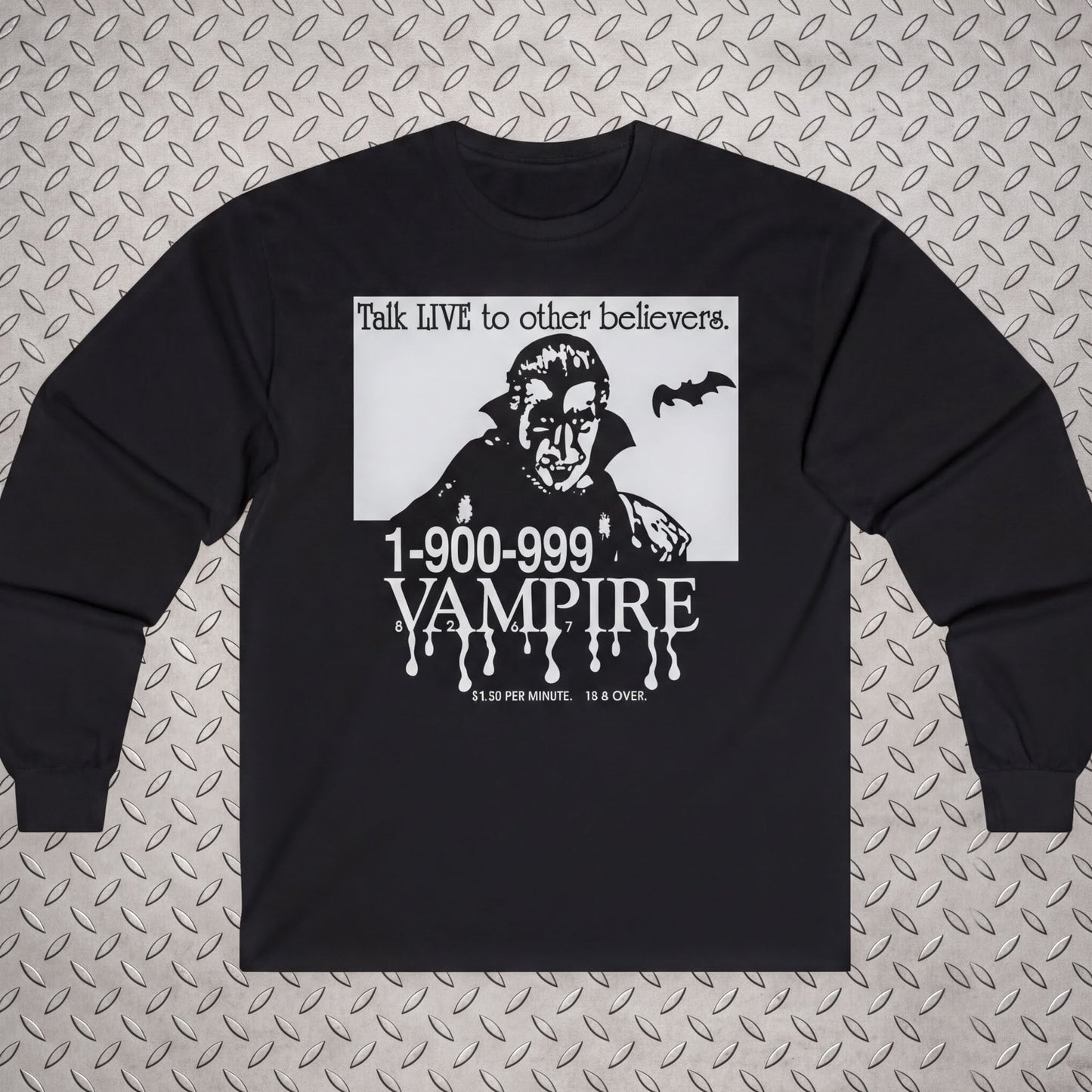 Tank Top - 1-900-Vampire | Horror, Halloween | Goth/Gothic | Ladies Tee from SHIRT MONSTERS