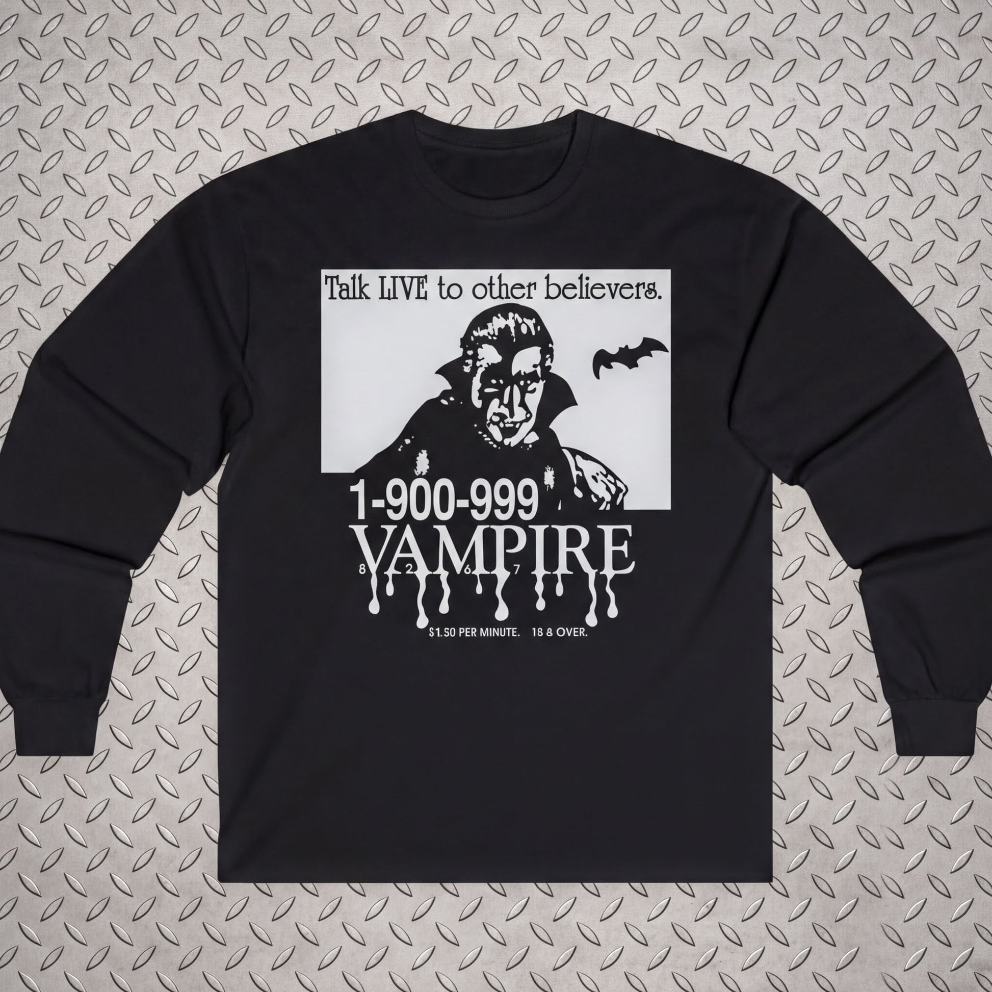 Tank Top - 1-900-Vampire | Horror, Halloween | Goth/Gothic | Ladies Tee from SHIRT MONSTERS