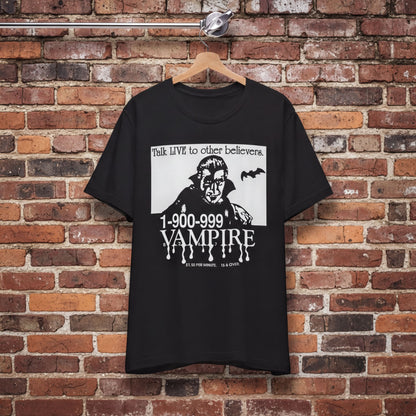 Tank Top - 1-900-Vampire | Horror, Halloween | Goth/Gothic | Long Sleeve from SHIRT MONSTERS