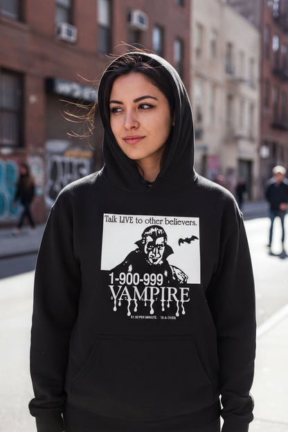 Tank Top - 1-900-Vampire | Horror, Halloween | Goth/Gothic | Long Sleeve from SHIRT MONSTERS