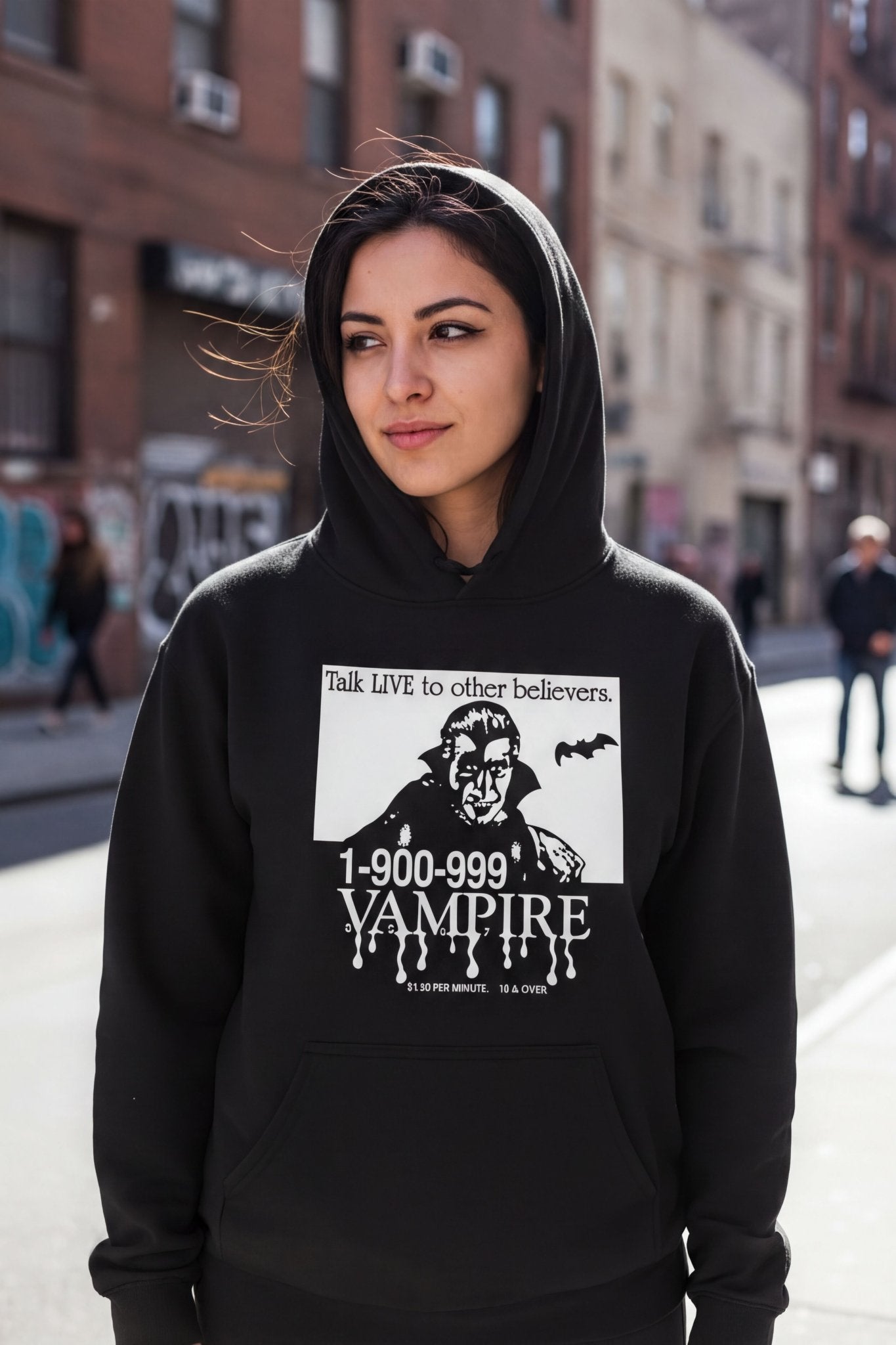 Tank Top - 1-900-Vampire | Horror, Halloween | Goth/Gothic | Pullover Hoodie from SHIRT MONSTERS
