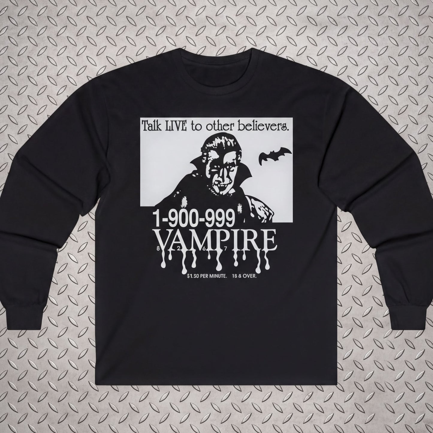 Tank Top - 1-900-Vampire | Horror, Halloween | Goth/Gothic | Sweatshirt from SHIRT MONSTERS