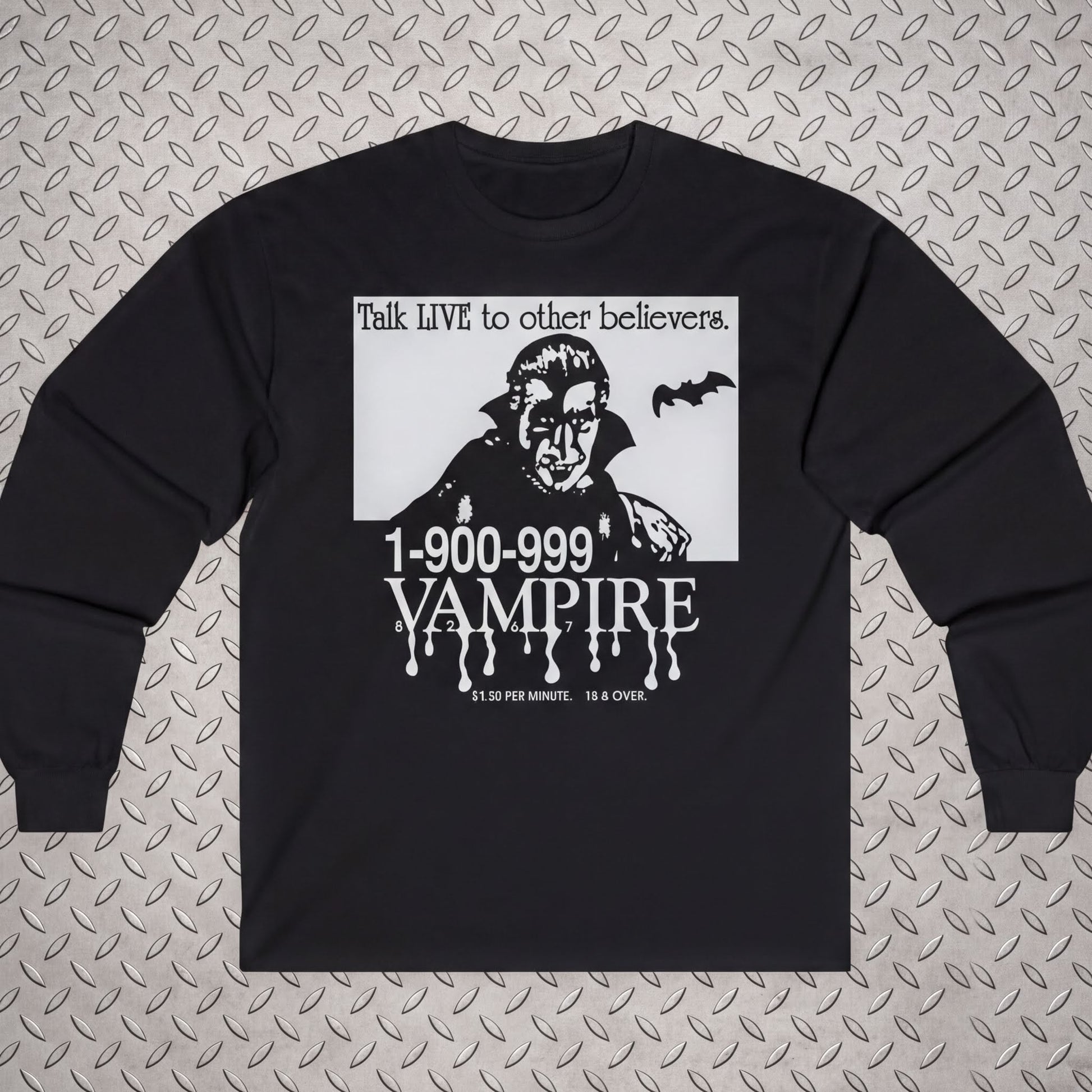 Tank Top - 1-900-Vampire | Horror, Halloween | Goth/Gothic | Sweatshirt from SHIRT MONSTERS