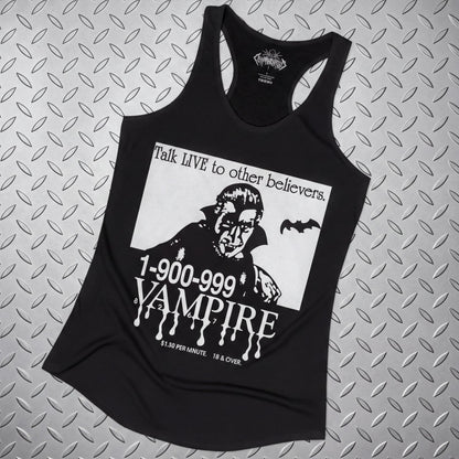 Tank Top - 1-900-Vampire | Horror, Halloween | Goth/Gothic | Sweatshirt from SHIRT MONSTERS