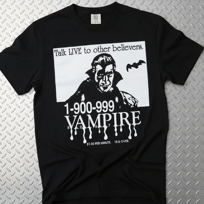 1-900-Vampire | Horror, Halloween | Goth/Gothic | T-Shirt