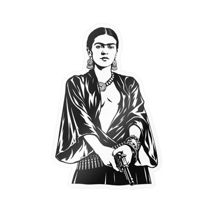 Frida Kahlo Rebel Sticker | 5.5" x 3.6" | Art & Artists
