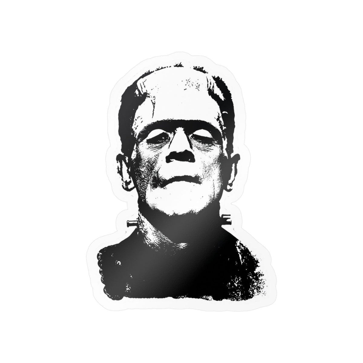 Frankenstein's Monster Sticker | 5" x 3.6" | Classic Horror
