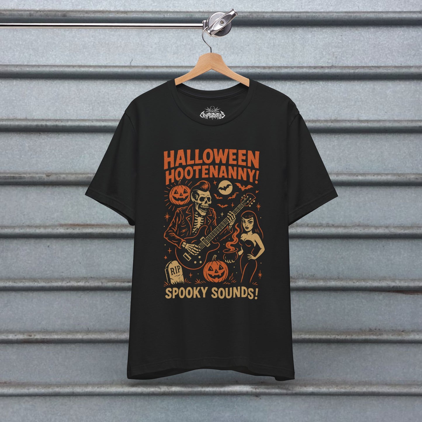 Psychobilly Zombie Tee | Light Fitted - Unisex Bella+Canvas 3001 | Horror, Halloween | Rockabilly