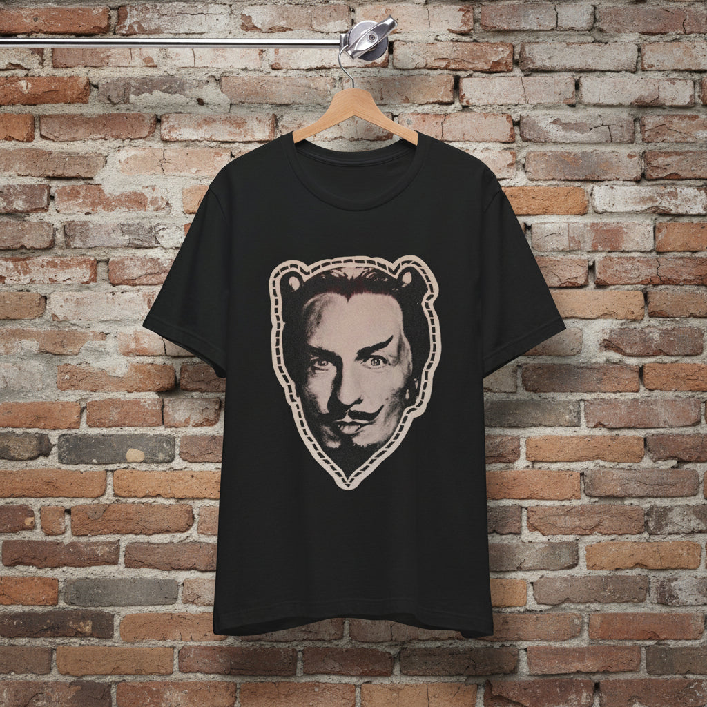 Vincent Price Cut Out Mask Shirt | Light Fitted - Unisex Bella+Canvas 3001 | Horror, Halloween | Goth/Gothic