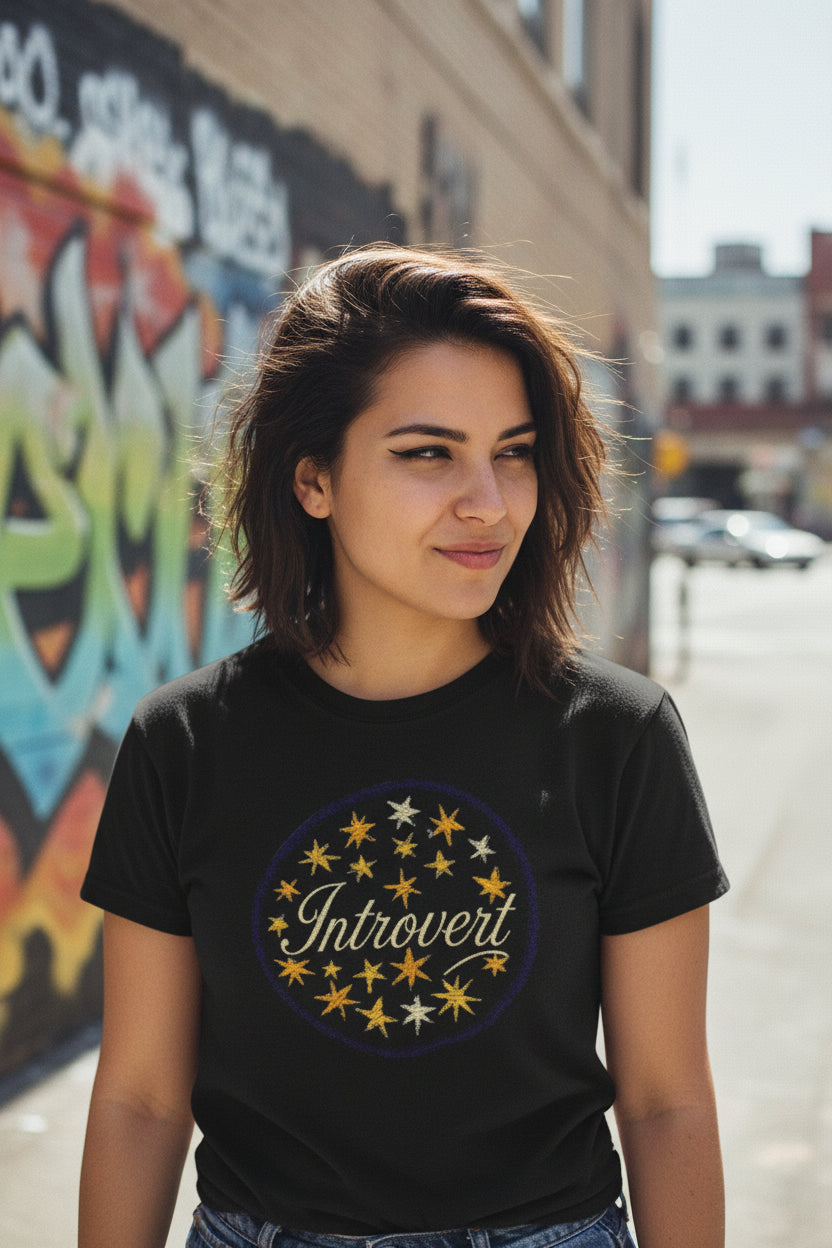 Introvert Shirt | Funny | Retro & Vintage | 👱‍♀️ Ladies Tee