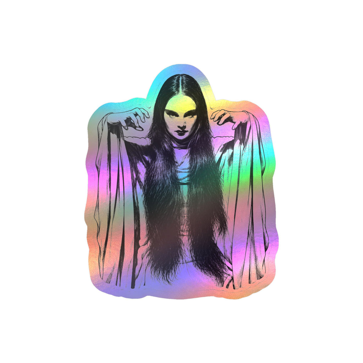 Luna Vampire Sticker | 4.5" x 3.7" | Mark of the Vampire
