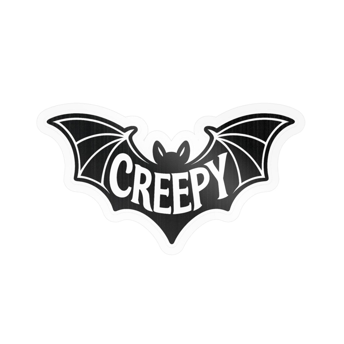 Creepy Bat Sticker | Glossy Kiss Cut | Bats | Goth/Gothic