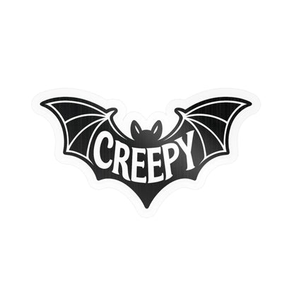 Creepy Bat Sticker | Glossy Kiss Cut | Bats | Goth/Gothic