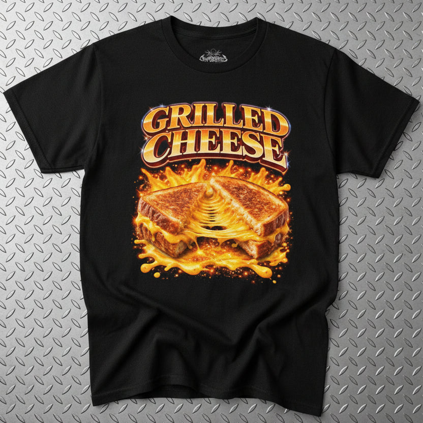 Grilled Cheese Sandwich Shirt | Unisex Heavy Cotton - Gildan 5000 | Food & Drink, Funny, Retro & Vintage