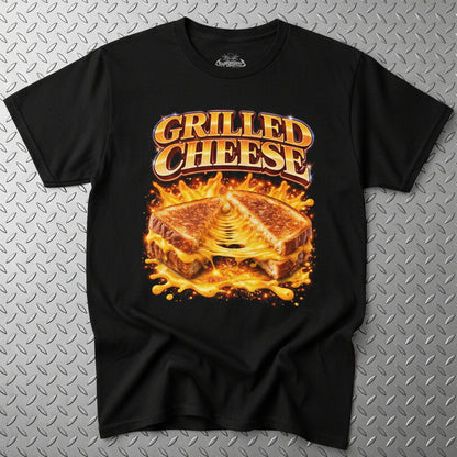 Grilled Cheese Sandwich Shirt | Unisex Heavy Cotton - Gildan 5000 | Food & Drink, Funny, Retro & Vintage