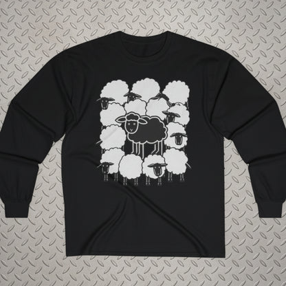 Black Sheep Shirt | Animals, Funny, Punk, Goth | Ladies Tee