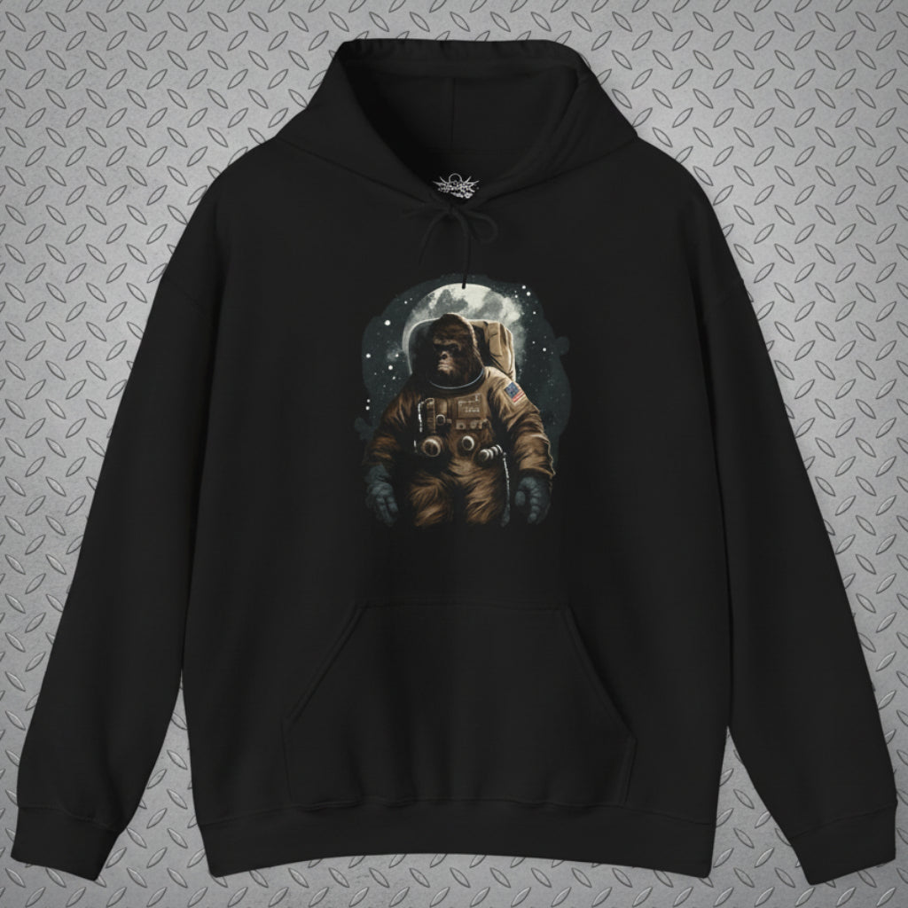 Astronaut Bigfoot | Funny Cryptid Space | Pullover Hoodie
