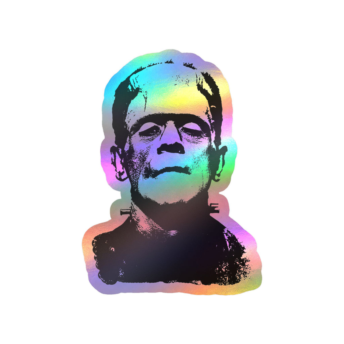 Frankenstein's Monster Sticker | 5" x 3.6" | Classic Horror