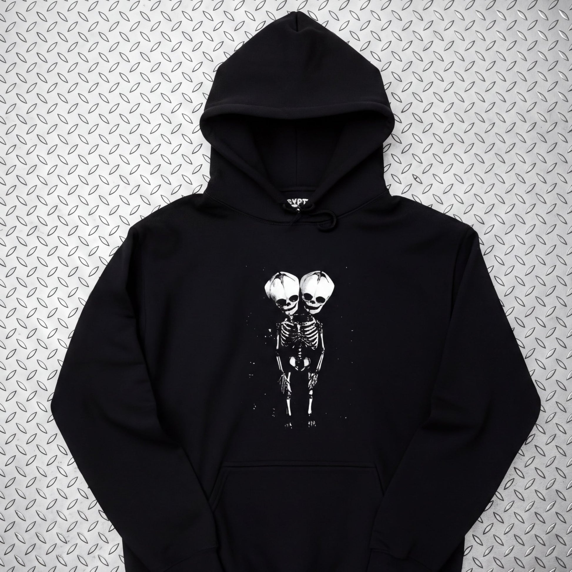 T-Shirt - 2 Headed Skeleton | Punk Goth | Skulls & Skeletons | Ladies Racerback from SHIRT MONSTERS