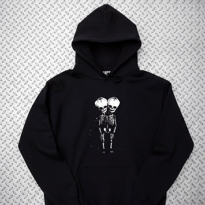 T-Shirt - 2 Headed Skeleton | Punk Goth | Skulls & Skeletons | Ladies Racerback from SHIRT MONSTERS