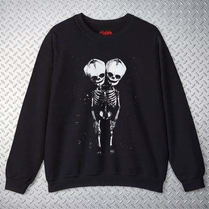 T-Shirt - 2 Headed Skeleton | Punk Goth | Skulls & Skeletons | Ladies Tee from SHIRT MONSTERS