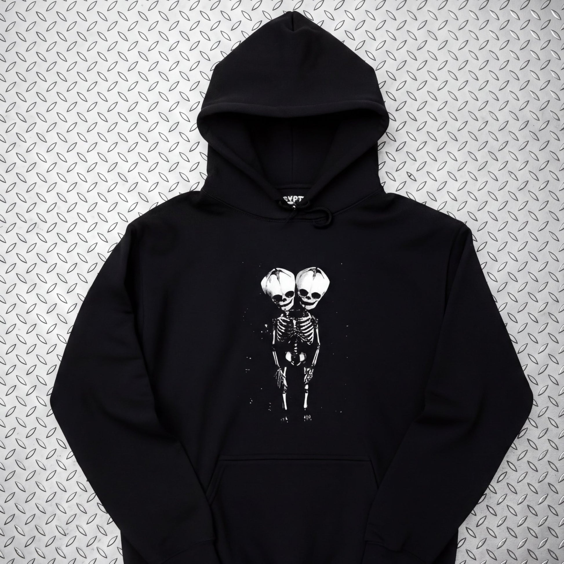 T-Shirt - 2 Headed Skeleton | Punk Goth | Skulls & Skeletons | Ladies Tee from SHIRT MONSTERS