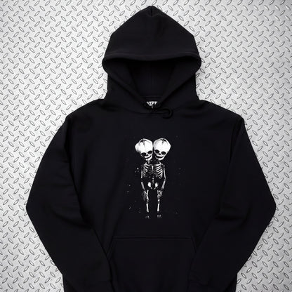 T-Shirt - 2 Headed Skeleton | Punk Goth | Skulls & Skeletons | Ladies Tee from SHIRT MONSTERS