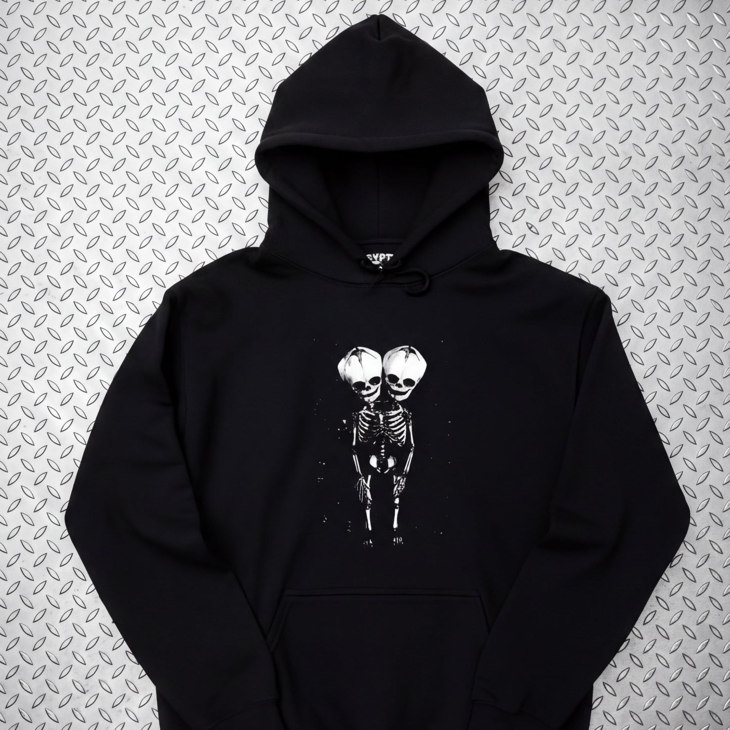 T-Shirt - 2 Headed Skeleton | Punk Goth | Skulls & Skeletons | Long Sleeve Tee from SHIRT MONSTERS