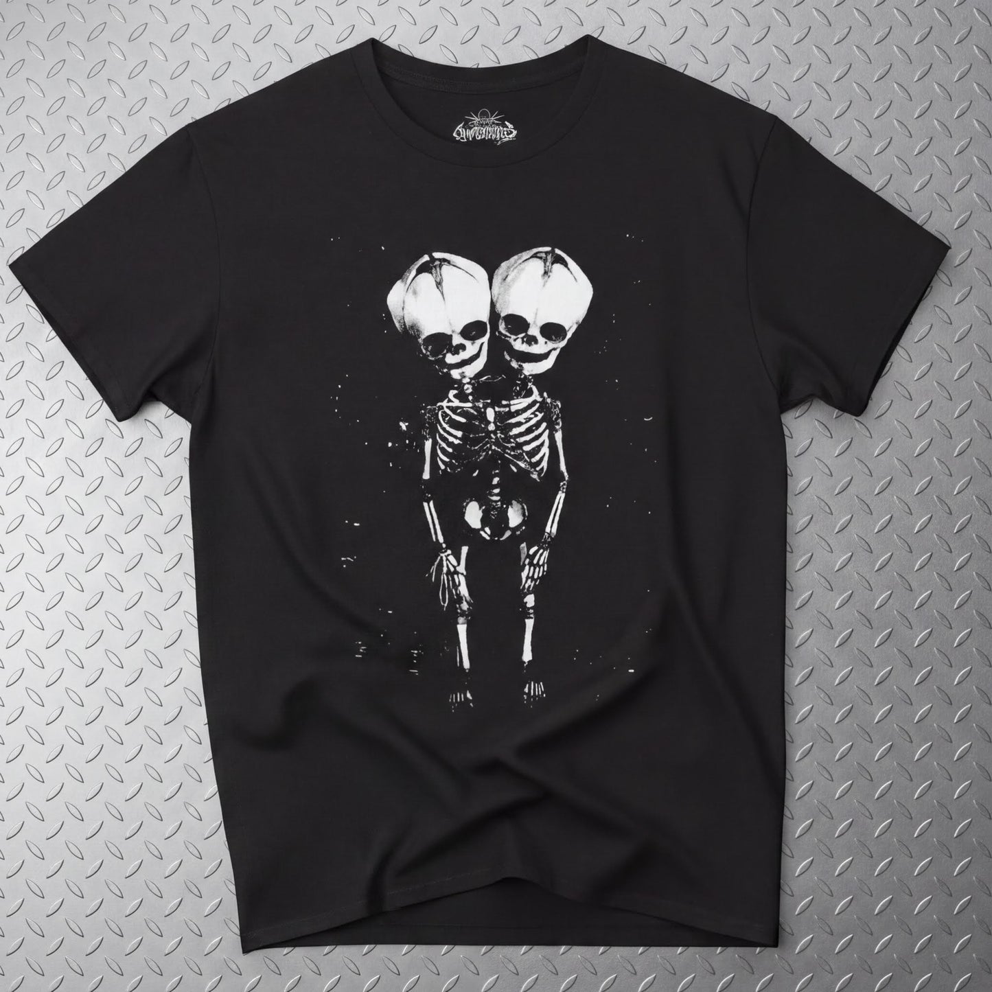 T-Shirt - 2 Headed Skeleton | Punk Goth | Skulls & Skeletons | Sweatshirt from SHIRT MONSTERS