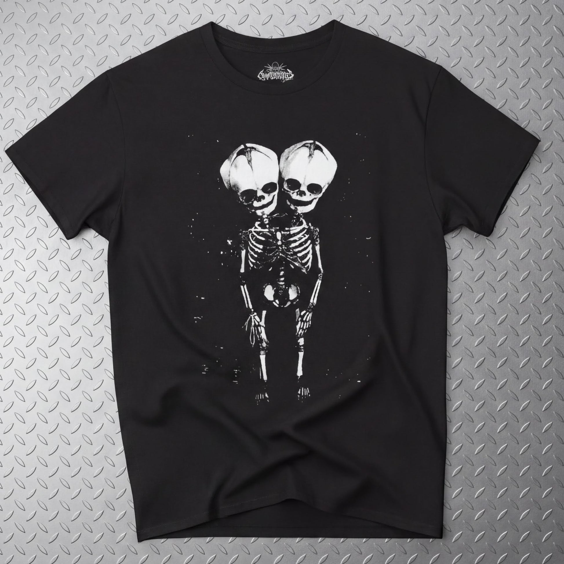 T-Shirt - 2 Headed Skeleton | Punk Goth | Skulls & Skeletons | Sweatshirt from SHIRT MONSTERS
