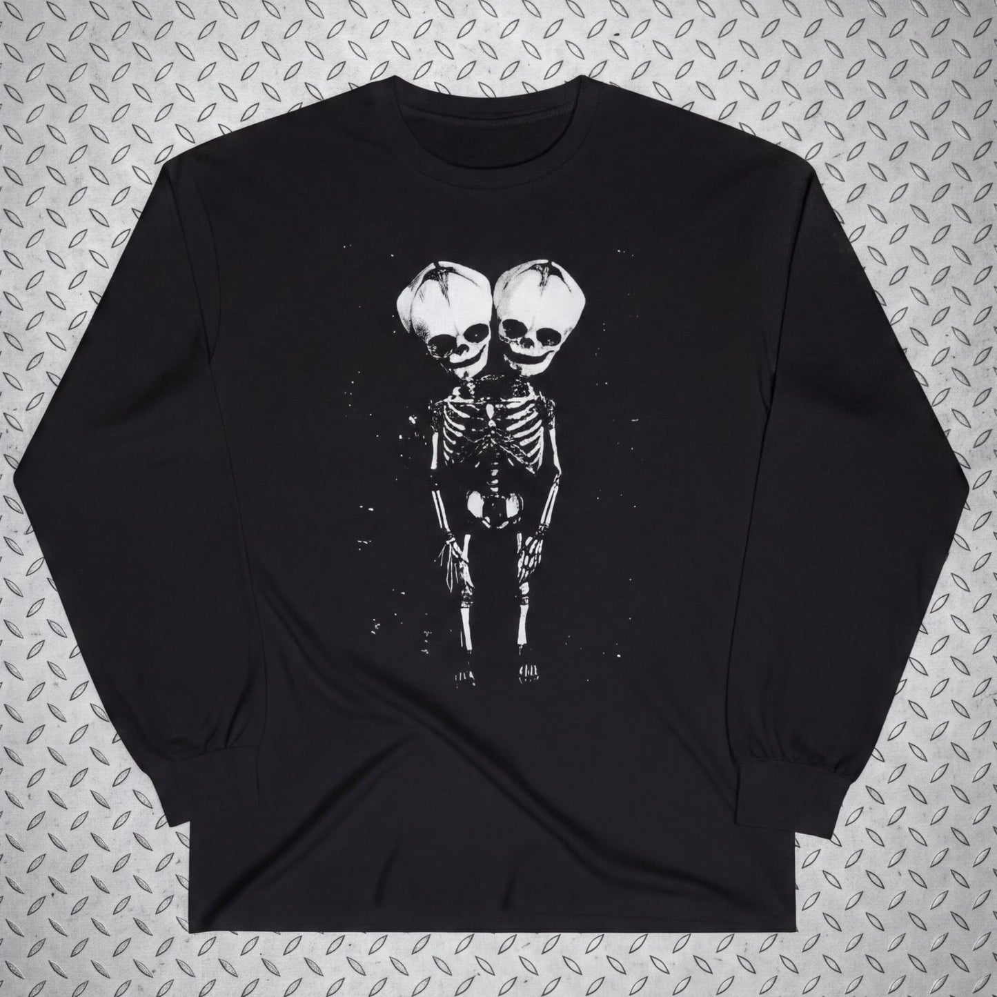 T-Shirt - 2 Headed Skeleton | Punk Goth | Skulls & Skeletons | Sweatshirt from SHIRT MONSTERS