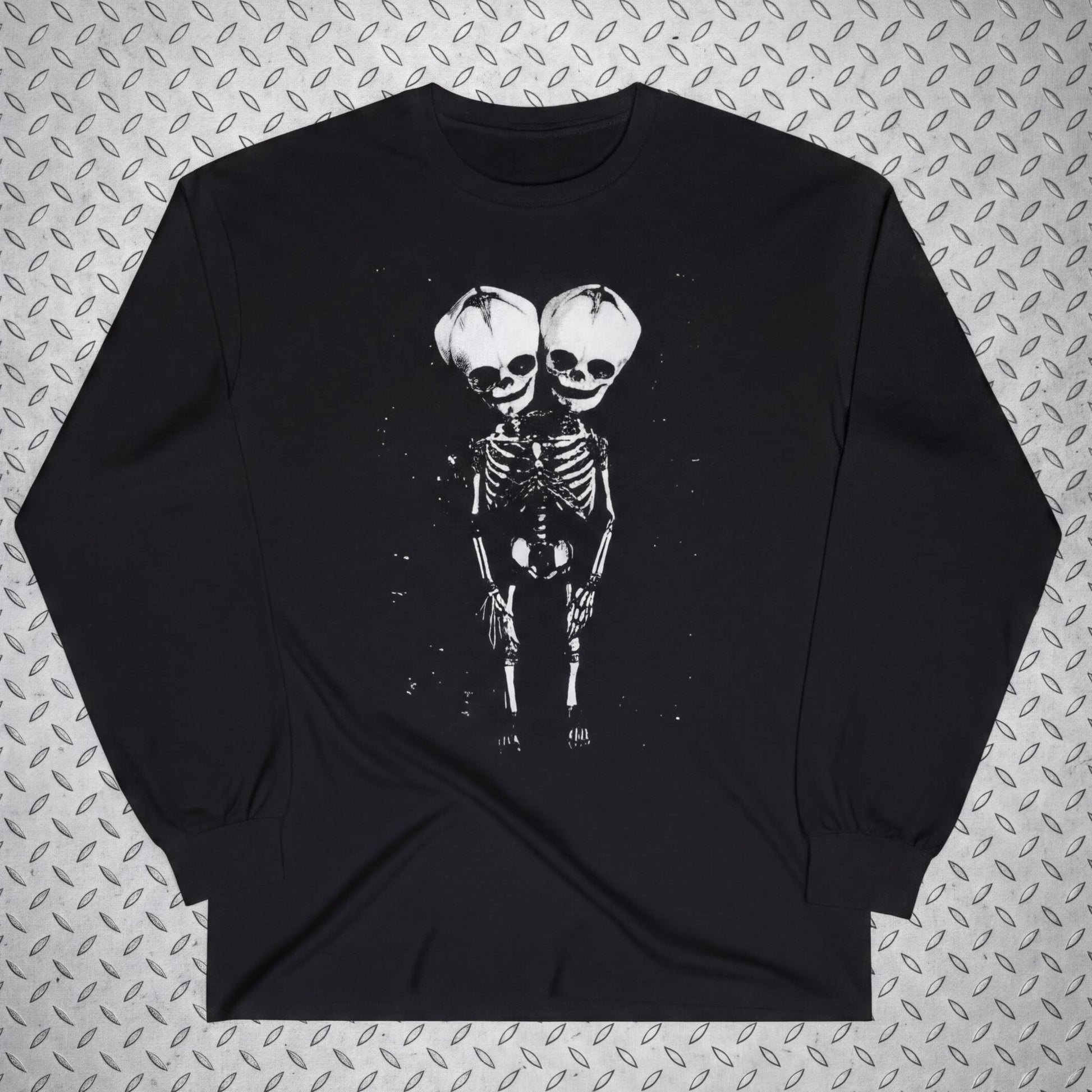T-Shirt - 2 Headed Skeleton | Punk Goth | Skulls & Skeletons | Sweatshirt from SHIRT MONSTERS
