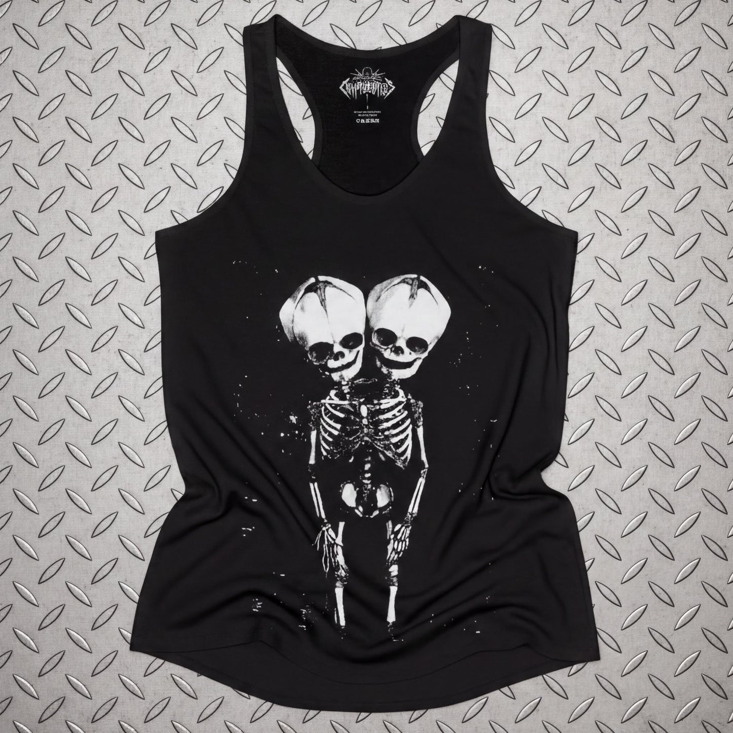 T-Shirt - 2 Headed Skeleton | Punk Goth | Skulls & Skeletons | Sweatshirt from SHIRT MONSTERS