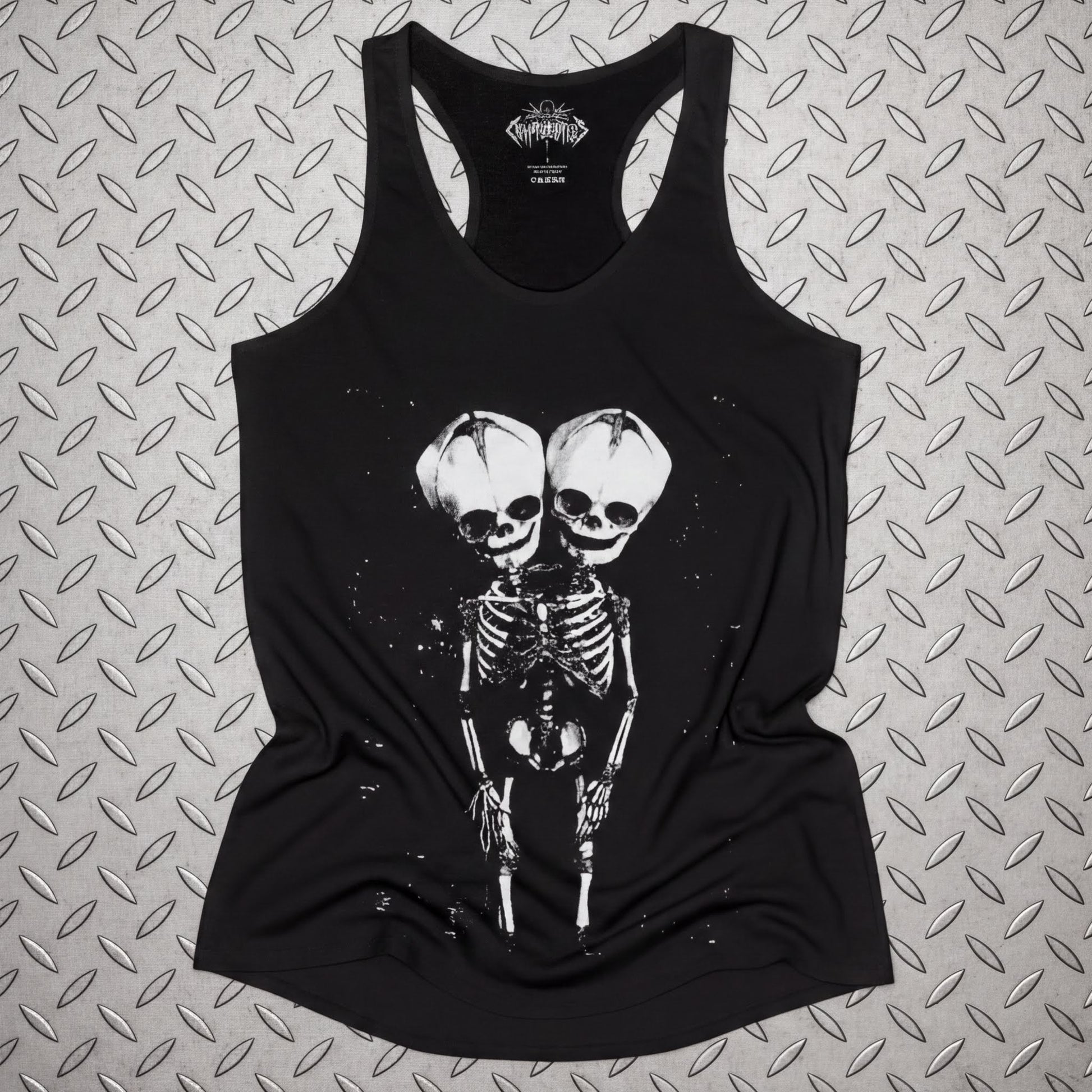 T-Shirt - 2 Headed Skeleton | Punk Goth | Skulls & Skeletons | Sweatshirt from SHIRT MONSTERS