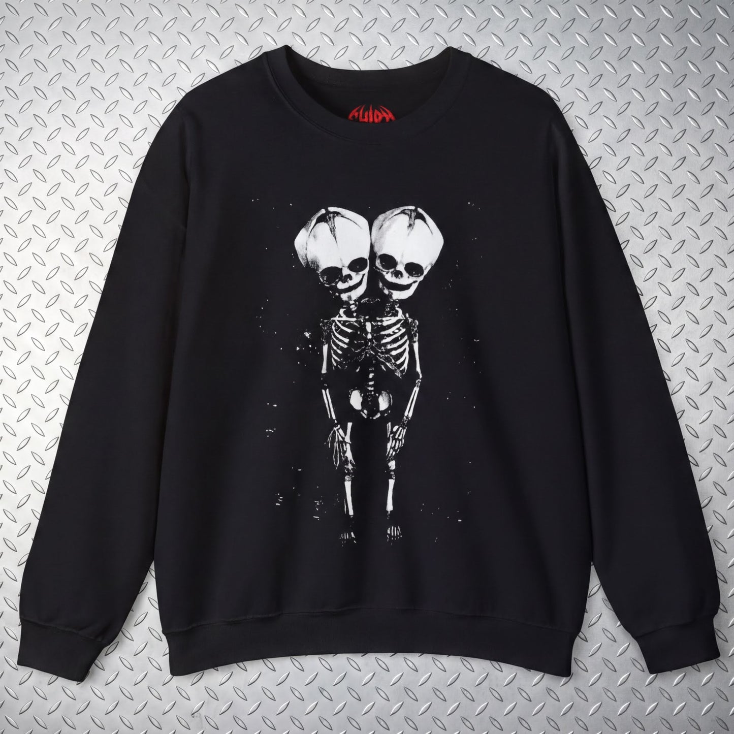 T-Shirt - 2 Headed Skeleton | Punk Goth | Skulls & Skeletons | Sweatshirt from SHIRT MONSTERS