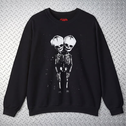 T-Shirt - 2 Headed Skeleton | Punk Goth | Skulls & Skeletons | Sweatshirt from SHIRT MONSTERS