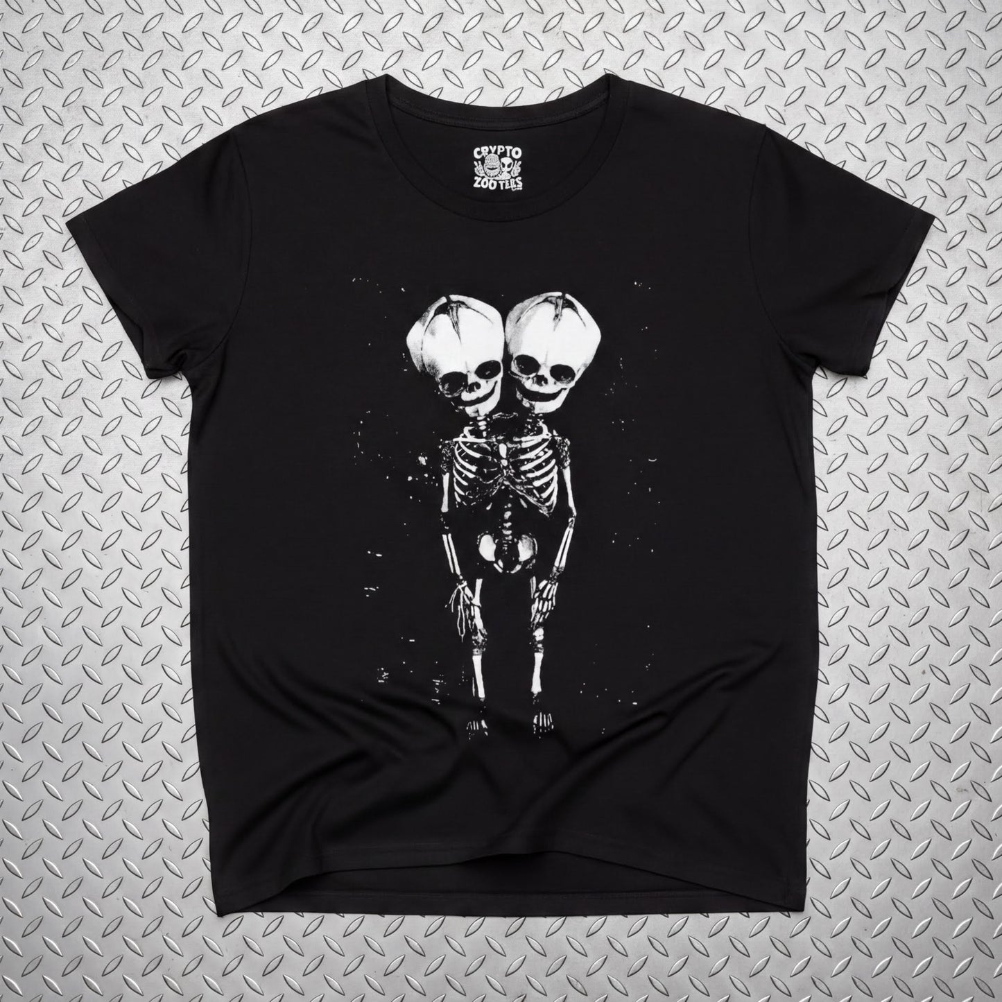 T-Shirt - 2 Headed Skeleton | Punk Goth | Skulls & Skeletons | Sweatshirt from SHIRT MONSTERS