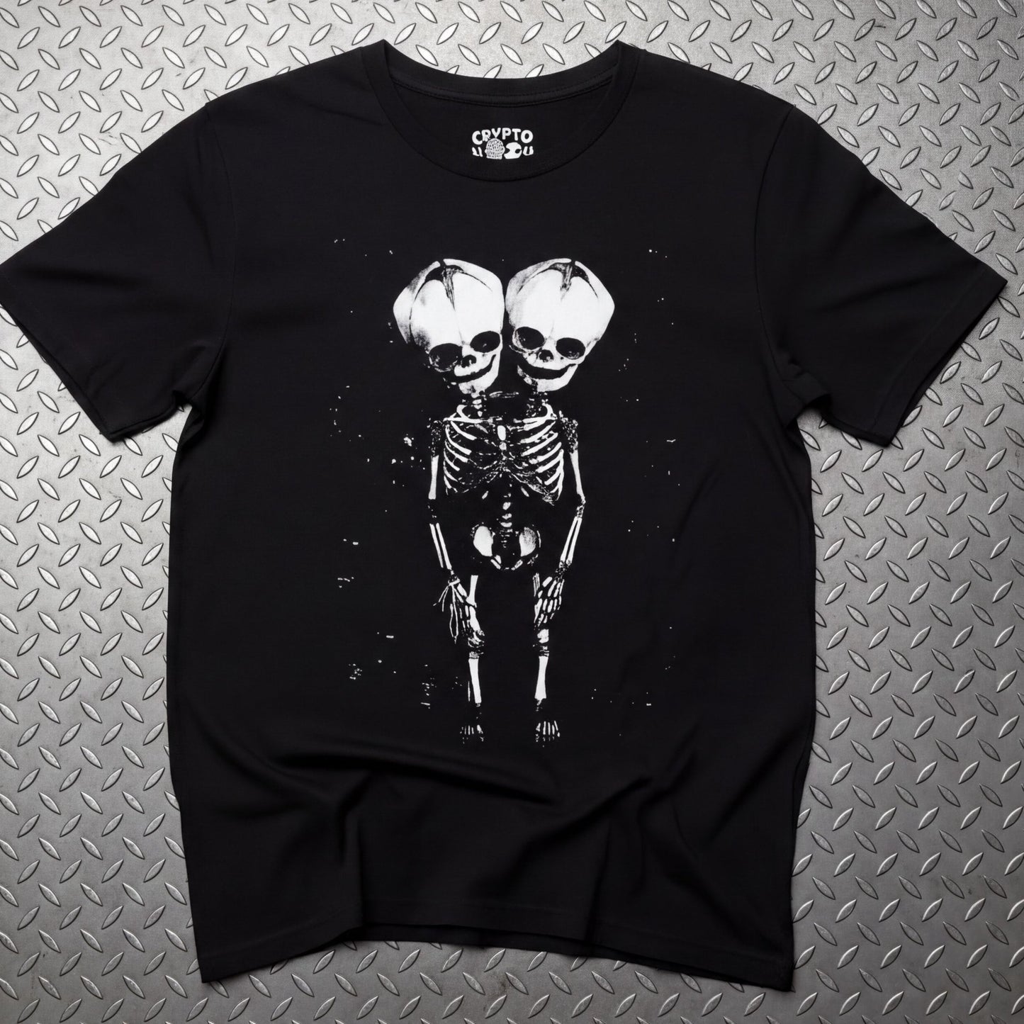 T-Shirt - 2 Headed Skeleton | Punk Goth | Skulls & Skeletons | Sweatshirt from SHIRT MONSTERS